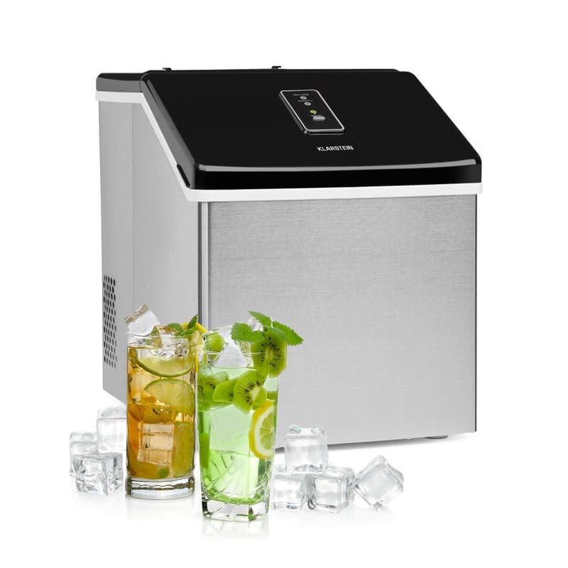 Klarstein Clearcube, výrobník ľadu, 13 kg/24 h, nehrdzavejúca oceľ, čierny 1