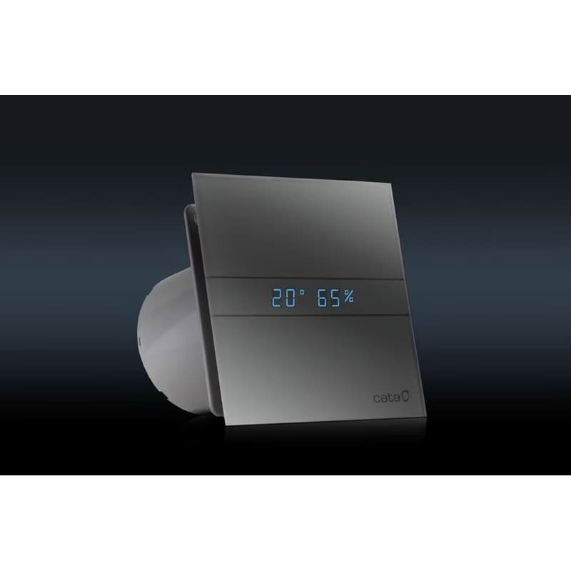 CATA - E-100 GTH kúpeľňový ventilátor axiálny s automatom, 4W/8W, potrubie 100, biela 00900200 6