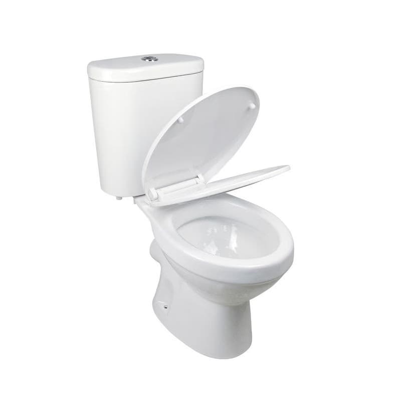 Mereo WC kombi, RIMLESS, zadný odpad s armatúrou VSD99 2