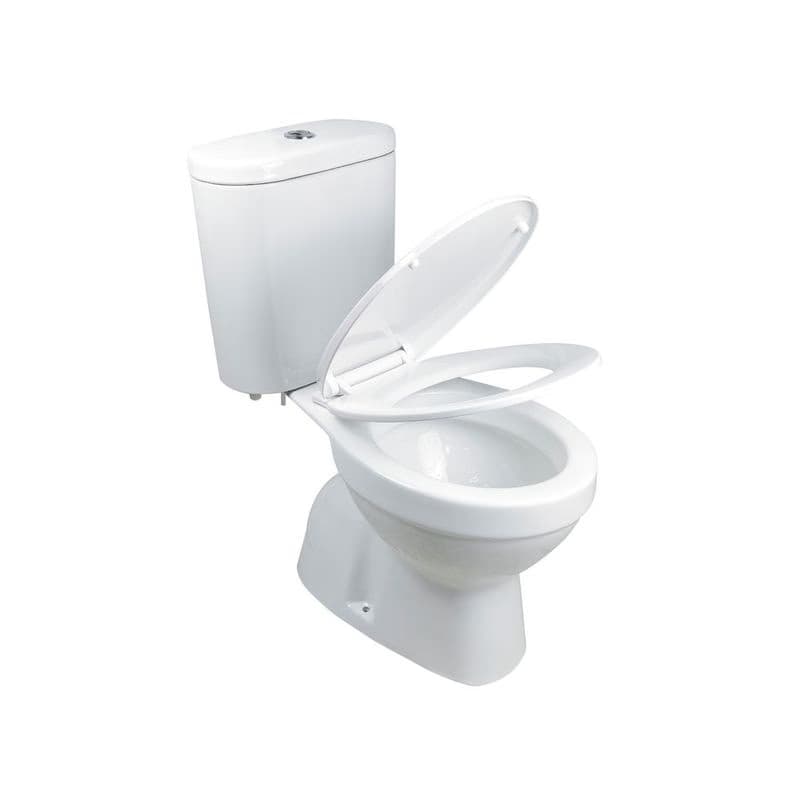 Mereo WC kombi, RIMLESS, zadný odpad s armatúrou VSD99 5