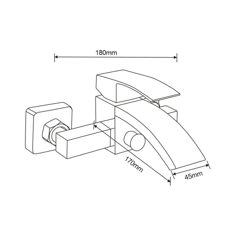 MEXEN/S - Libra R62 vaňová batéria s príslušenstvom, chróm 74513R62-00 2