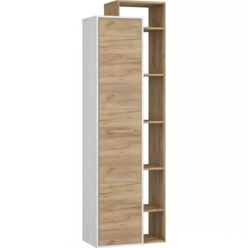 Skriňa RIO P craft biela/zlatý