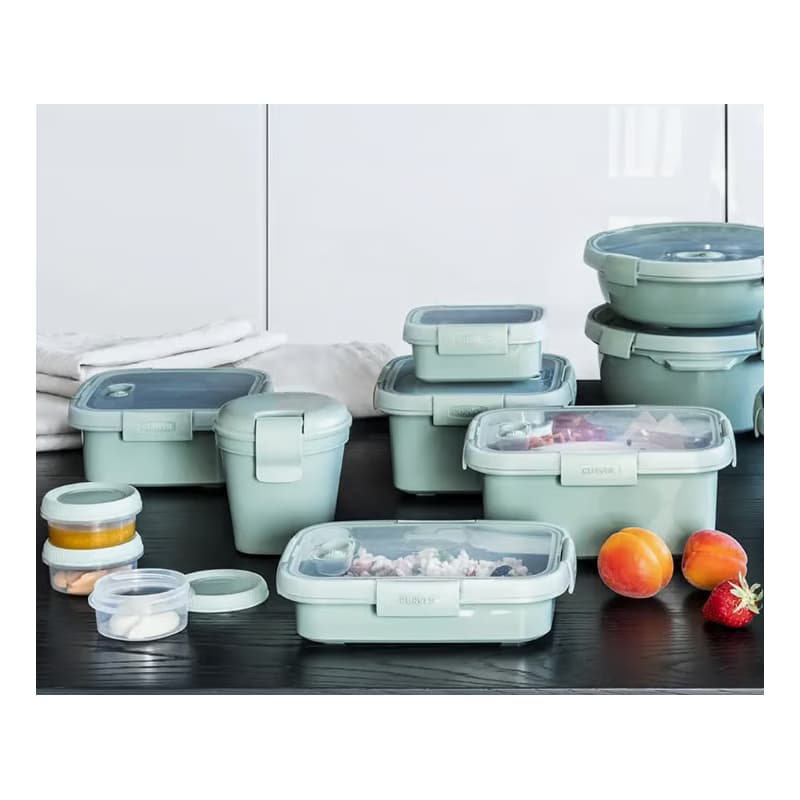 CURVER Set dóz na omáčku Smart To Go Eco 3x0,15L | svetlozelená 2