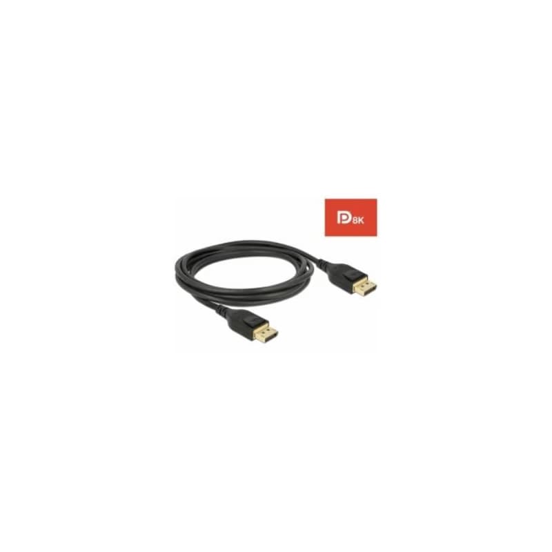 Delock DisplayPort kábel 8K 60 Hz 2 m DP 8K certifikované 6
