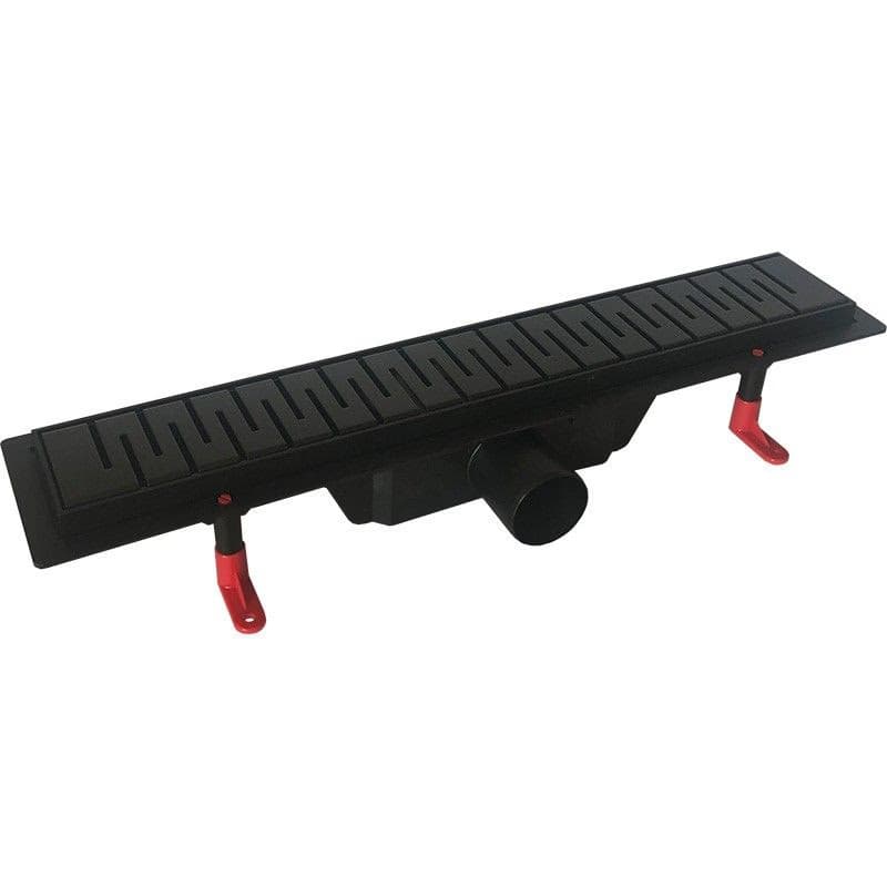 HOPA - Odtokový žľab Standardline BLACK - Dĺžka - 90, Variant roštu - Medium OLPZLABST89BM 2