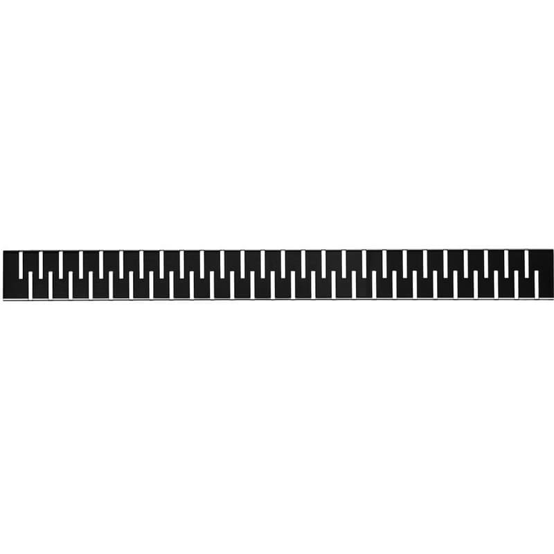 HOPA - Odtokový žľab Standardline BLACK - Dĺžka - 90, Variant roštu - Medium OLPZLABST89BM 3