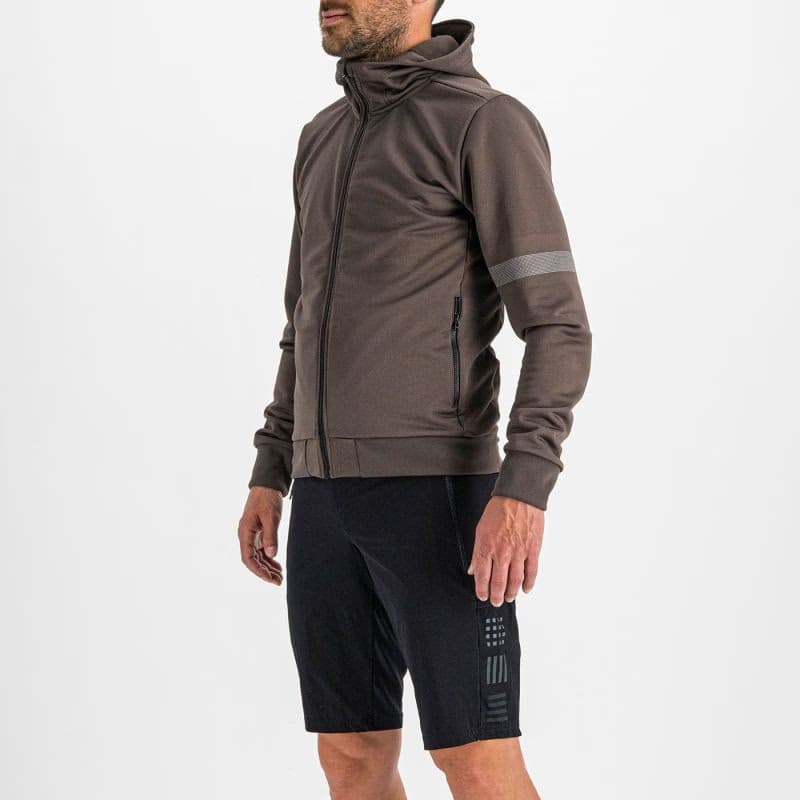 Pánska cyklistická bunda s kapucňou SPORTFUL Giara hoodie, cacao 4