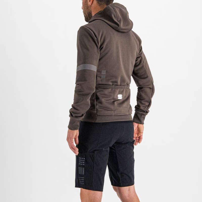 Pánska cyklistická bunda s kapucňou SPORTFUL Giara hoodie, cacao 5