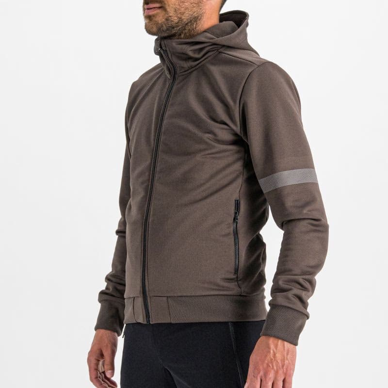 Pánska cyklistická bunda s kapucňou SPORTFUL Giara hoodie, cacao 6