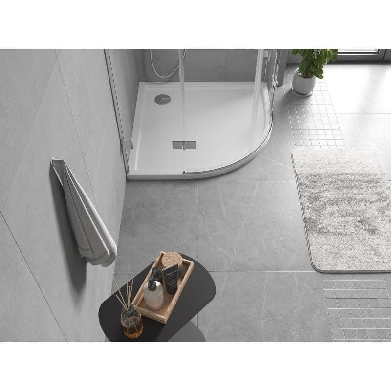 MEXEN - Flow Sprchová vanička štvrťkruh slim 90 x 90, biela lesk 46Q109090 3