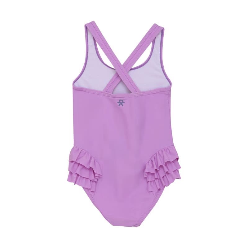 Dievčenské plavky COLOR KIDS Swimsuit W. Application 6820-Iris Orchid 2