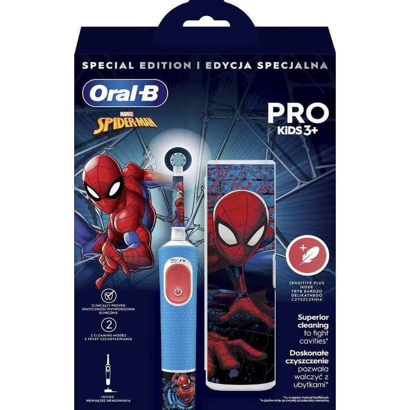 VITALITY PRE KIDS SPIDERMAN +OBAL ORAL-B 5