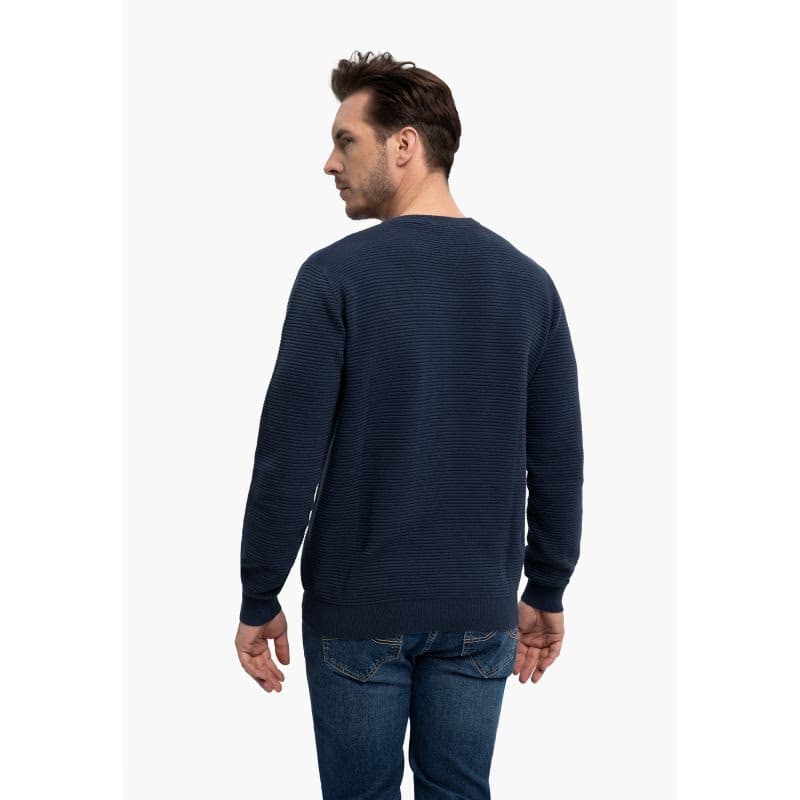Pánsky sveter VOLCANO S-MONO-604-DENIM 2