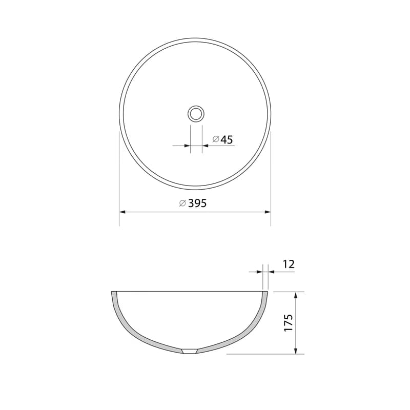 SAPHO - MARAC gravírované sklenené umývadlo na dosku priemer 39,5cm, čierna TY310 3