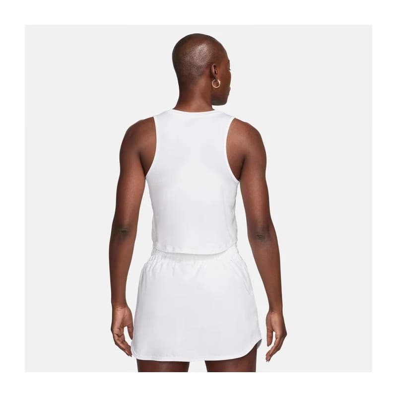 Dámske tréningové tielko NIKE W NK ONE CLASSIC DF CRP TANK-100-White 2