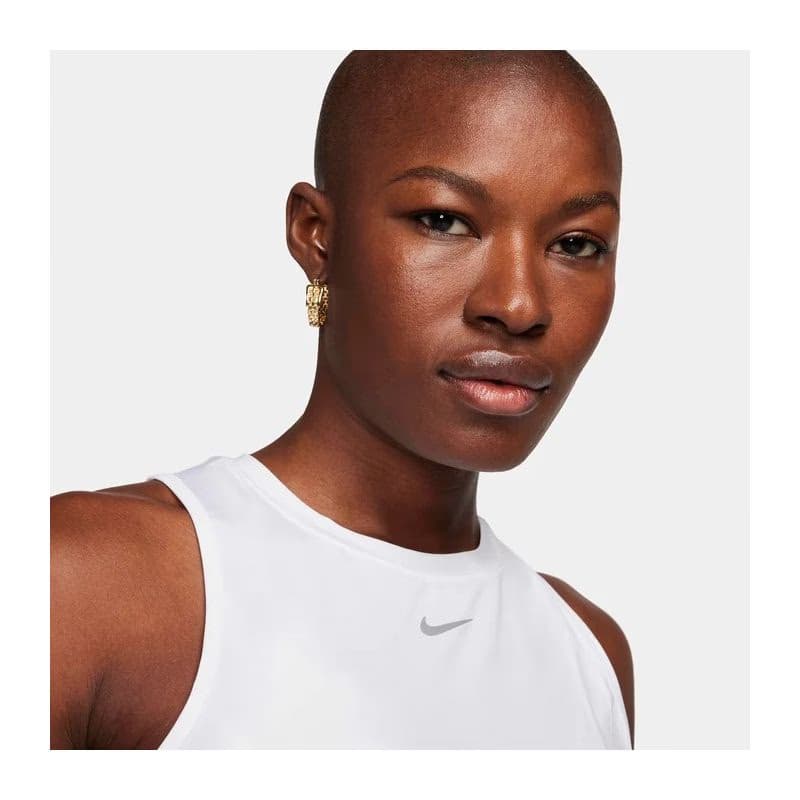 Dámske tréningové tielko NIKE W NK ONE CLASSIC DF CRP TANK-100-White 4