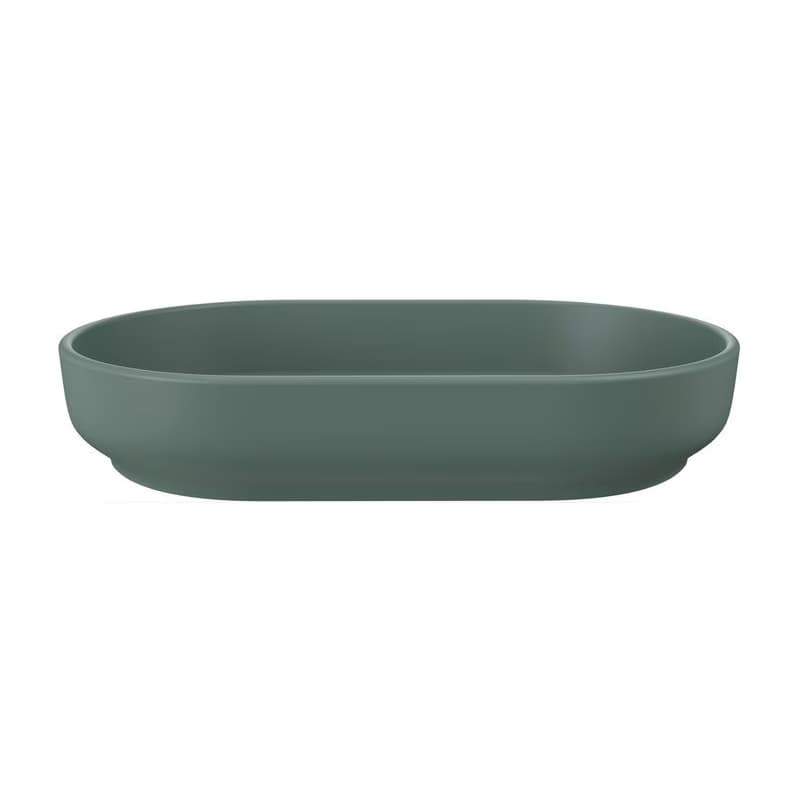 ArtCom Keramické umývadlo RIVER 2 E-6594 | zelený mat 55 x 35 cm 2
