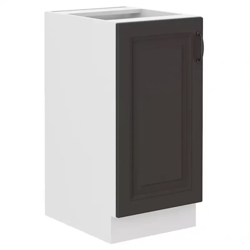 Kuchynská skrinka STILO grafit mat/biely 40d 1f bb 1