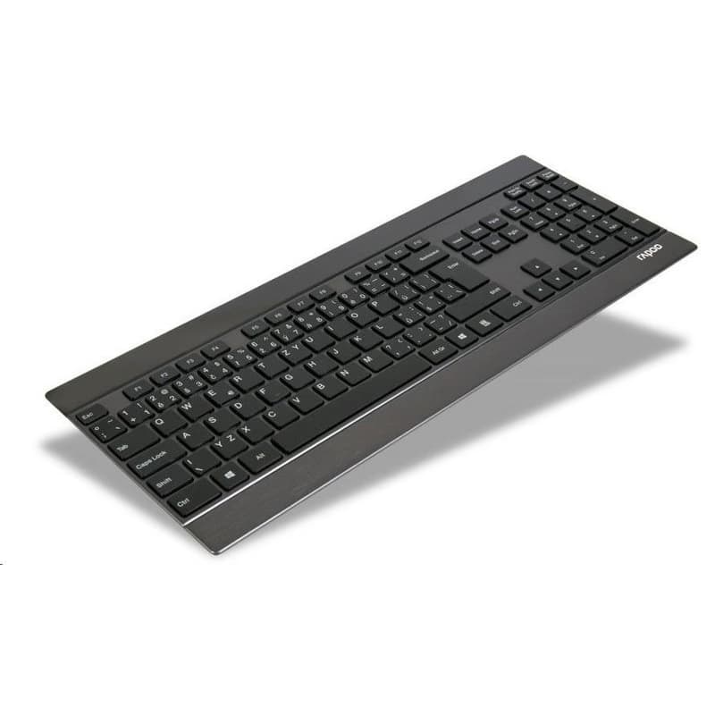 RAPOO Klávesnica E9270p USB, multimediálna, bezdrôtová, čierna, CZ 5