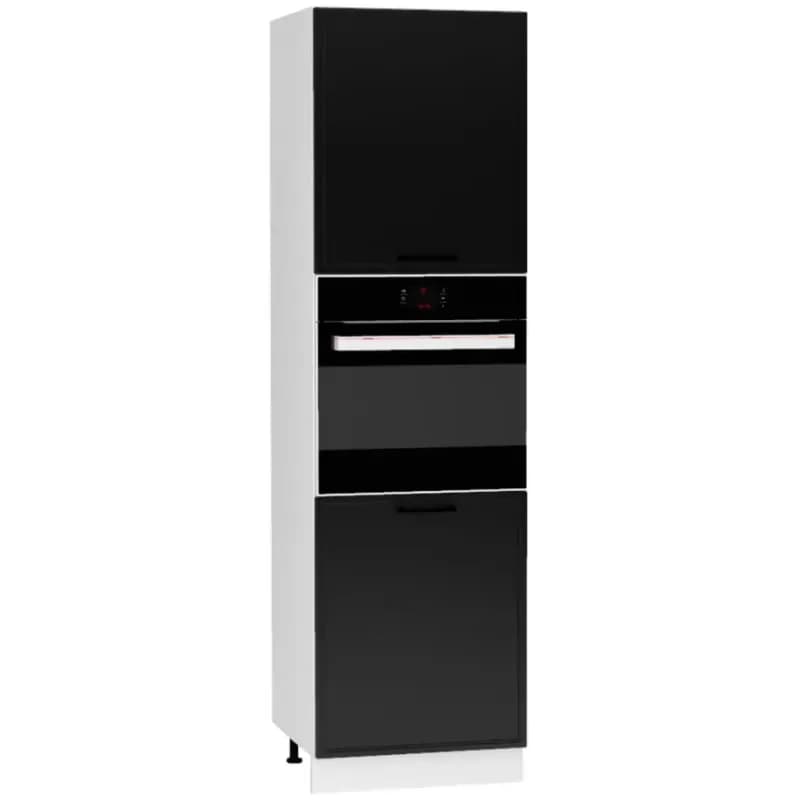 Kuchynská skrinka Emily D60PK 2133 PL čierny hrášok 1