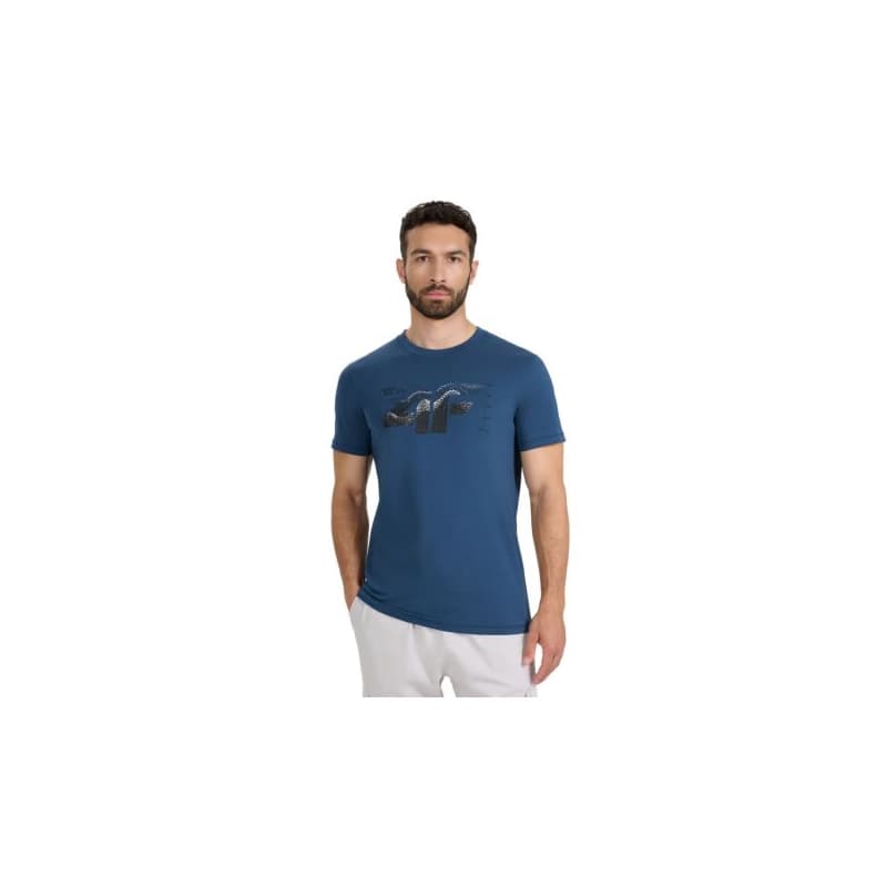 Pánske tričko s krátkym rukávom 4F TSHIRT M2359-WAW25TTSHM2359-46S-TEAL 1