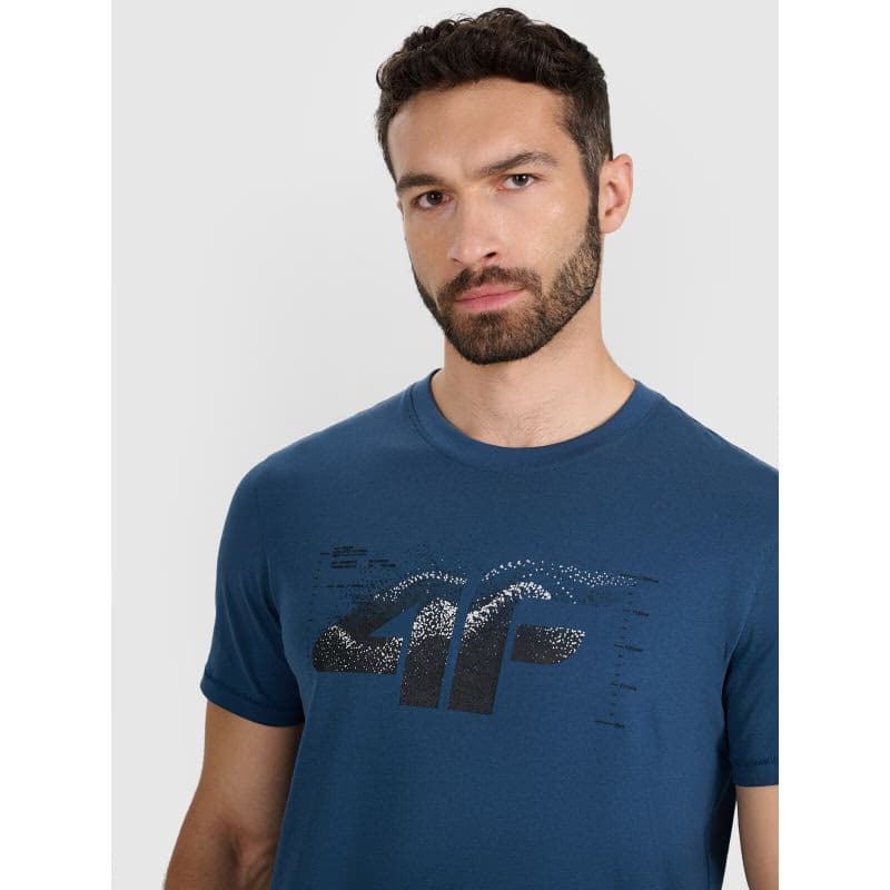 Pánske tričko s krátkym rukávom 4F TSHIRT M2359-WAW25TTSHM2359-46S-TEAL 5