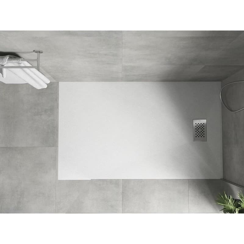MEXEN/S - Hugo sprchová vanička SMC 160x80, biela, krytka nerez 42108016-X 4