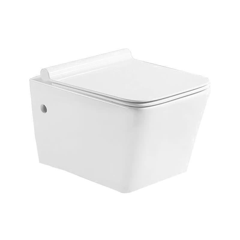 MEXEN - Cube Závesná WC misa vrátane sedátka s slow-slim, duroplast, biela 30924000