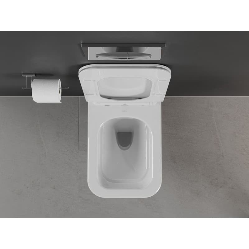MEXEN - Cube Závesná WC misa vrátane sedátka s slow-slim, duroplast, biela 30924000 5