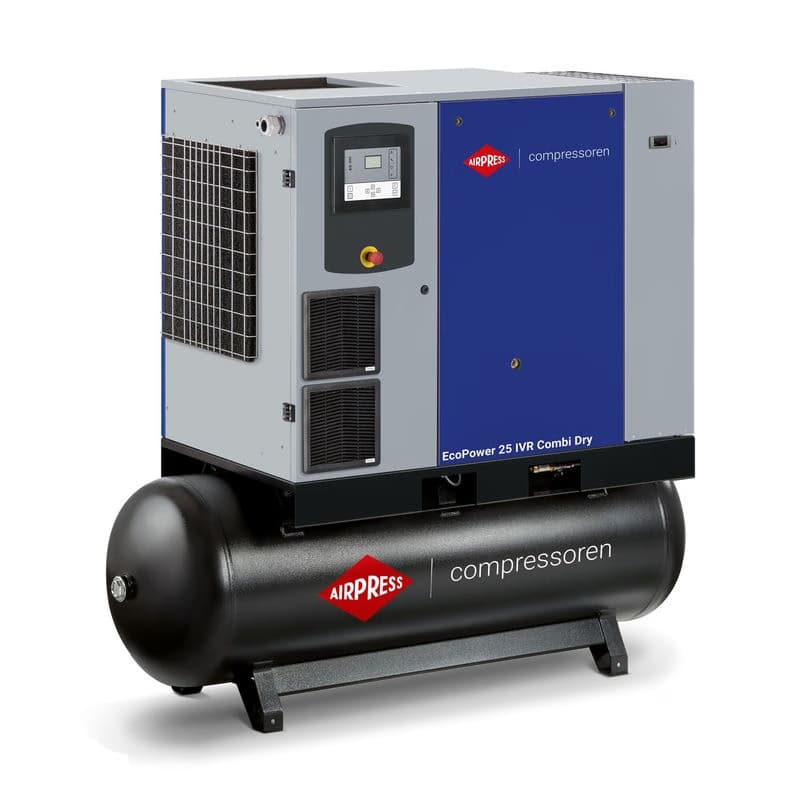 Skrutkový kompresor EcoPower 25D IVR Combi Dry 13 bar 25 HP/18.5 kW 804 - 3330 l/min 500 l 1