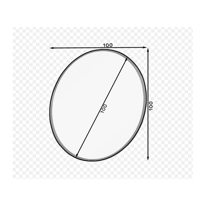ArtElta Zrkadlo GRACE | 100 cm Prevedenie: B100 5