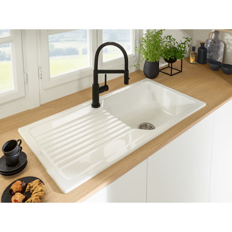 VILLEROY & BOCH VILLEROY & BOCH - Keramický drez Villeroy & Boch Linara 60, 338601i4 Graphit 338601i4 2