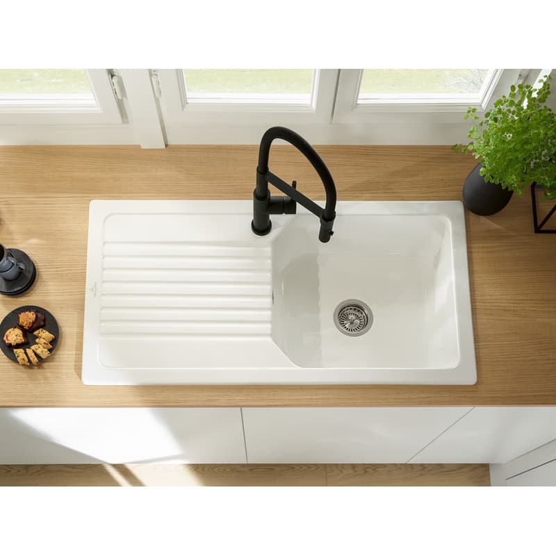 VILLEROY & BOCH VILLEROY & BOCH - Keramický drez Villeroy & Boch Linara 60, 338601i4 Graphit 338601i4 3