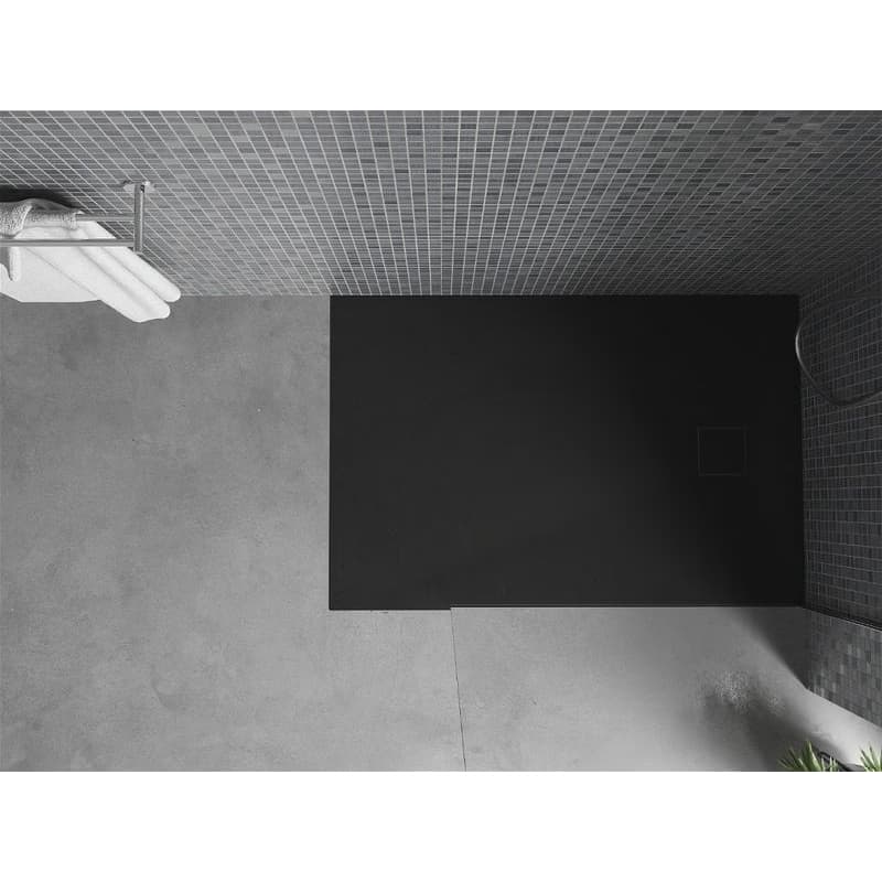 MEXEN - Bert obdĺžniková sprchová vanička SMC 110 x 70, čierna 4K707011 4