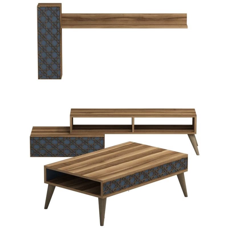 Living Room Furniture Set Planet - Walnut, Chalcedony 2