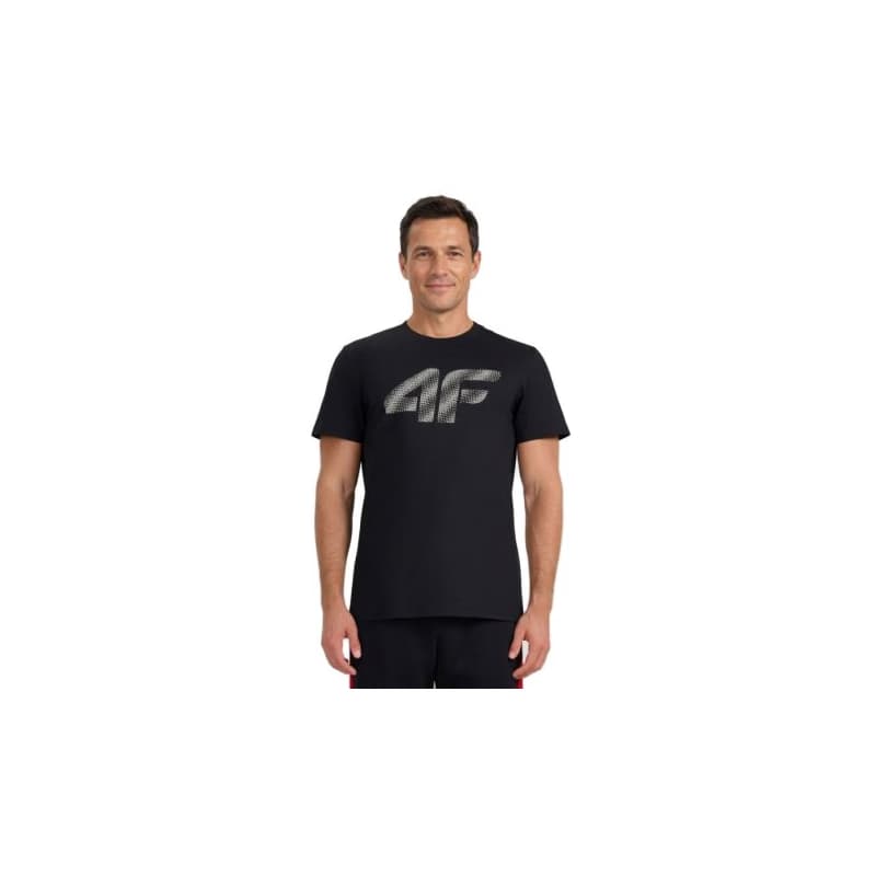 Pánske tričko s krátkym rukávom 4F TSHIRT M3342-020S-DEEP BLACK