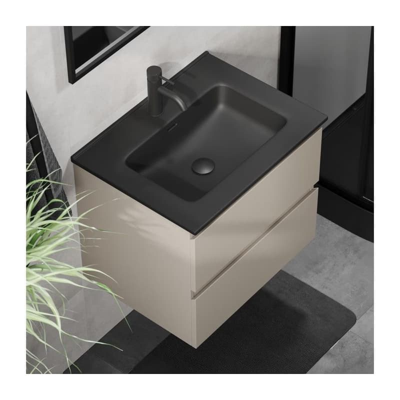 BATH DELUXE Kúpeľňová skrinka s umývadlom KENWOOD 61x52x45 cm marakesh/čierna BT0094+BT0126 1