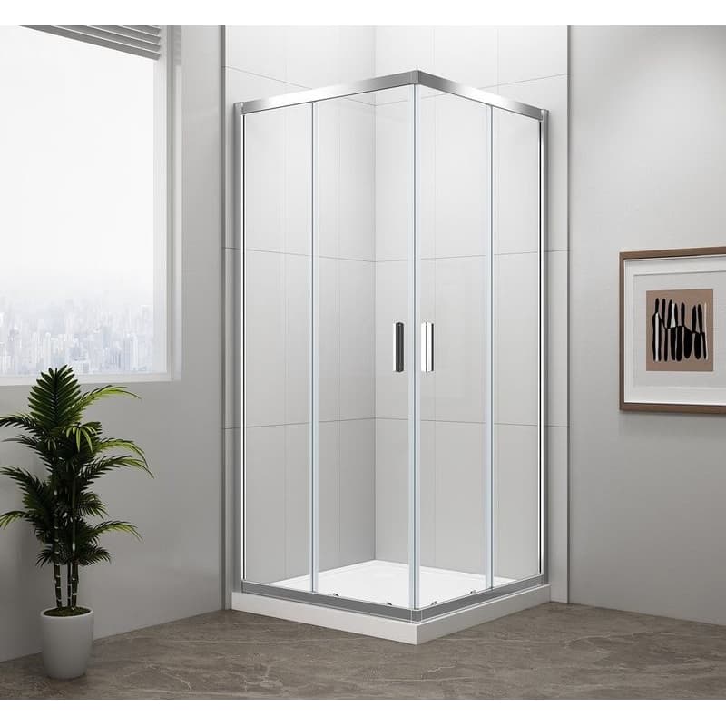 POLYSAN - EASY štvorcová sprchová zástena 900x900, číre sklo EL5115