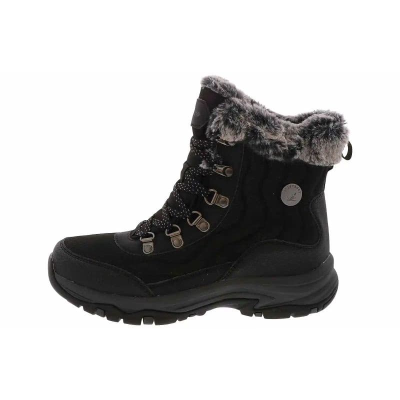 Dámske vysoké zimné topánky SKECHERS Trego Stormie WP W black black 3