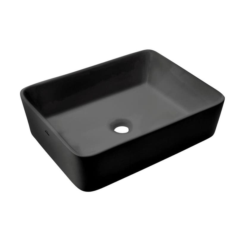 INVENA - Umývadlo na dosku PAROS TREND 48,5 cm, čierna CE-36-005-C 1