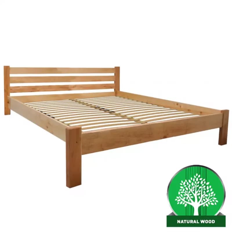Posteľ Ewa 160 dreva jelša nature 1
