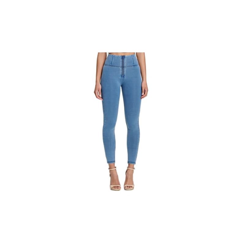 Dámske jeggings nohavice FREDDY WR.UP® skinny high waist push up jeggings in organic fabric-Blue 1