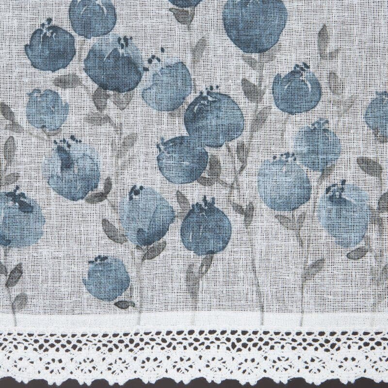 ArtFir Záclona POLA P | modré kvety 150 x 30 cm 5