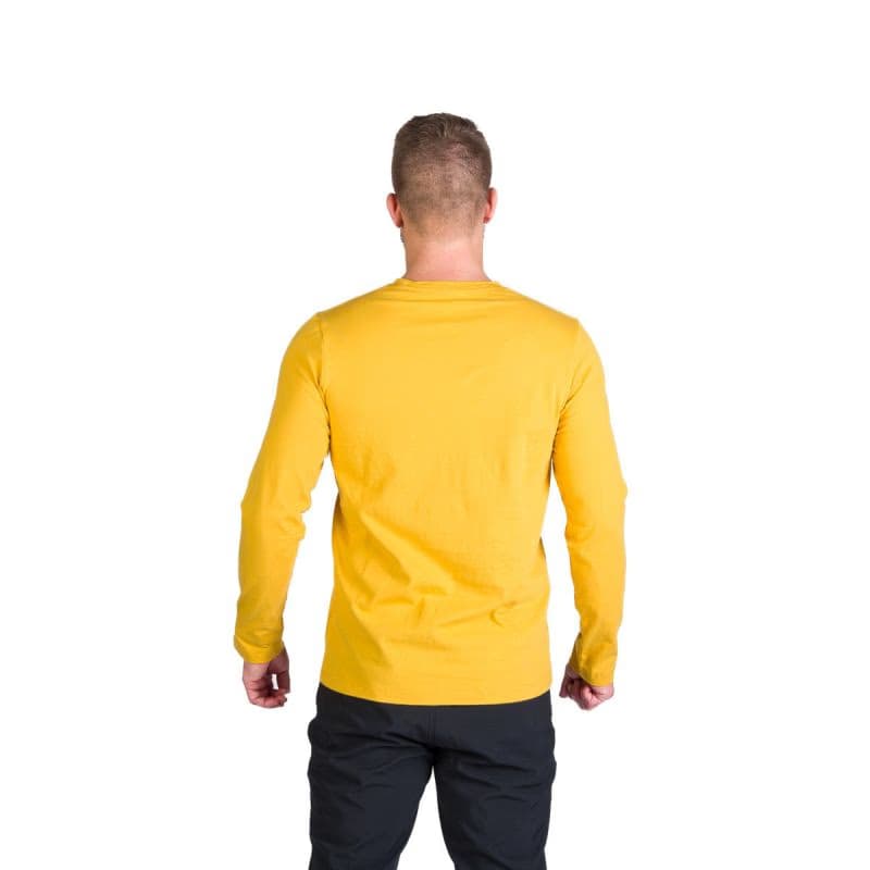 Pánske turistické tričko s dlhým rukávom NORTHFINDER STEWART-314goldenyellow 4