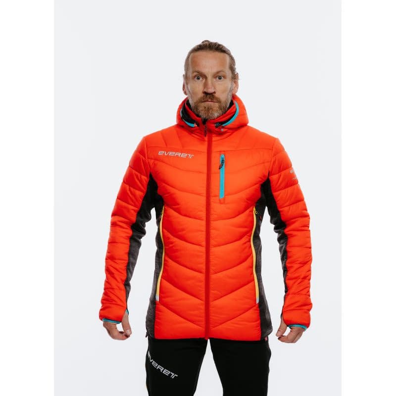 Pánska bunda na skialp EVERETT SkiTour PRIMALOFT jacket red 2