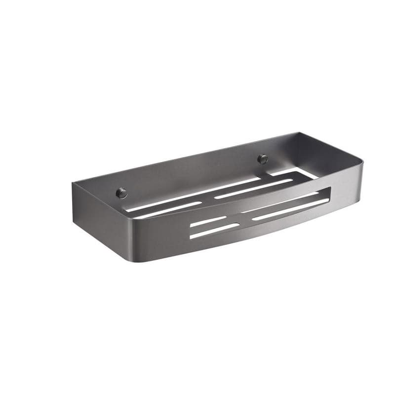 Gedy - SMART polička do sprchy, 300x45x128, gun metal 241781