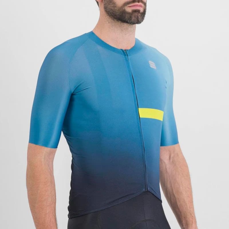 Pánsky cyklistický dres s krátkym rukávom SPORTFUL Bomber jersey, berry blue cedar 4