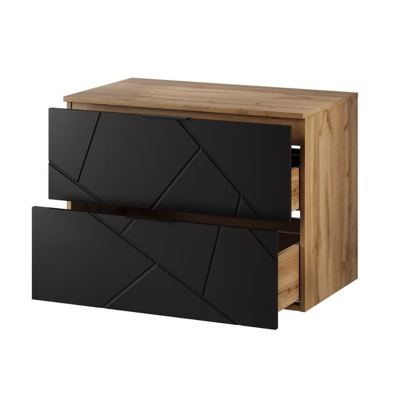 Szynaka Skrinka pod umývadlo MAZI BLACK 38 | 80 cm 3