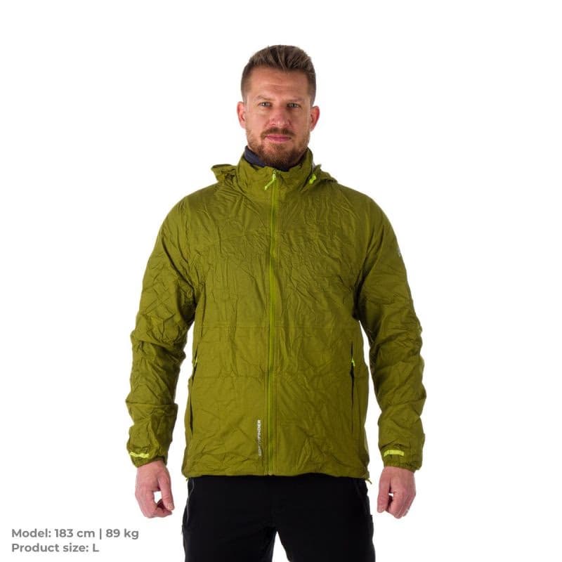 Pánska tréningová bunda s kapucňou NORTHFINDER NORTHKIT-BU-32682SII-macawgreen 3
