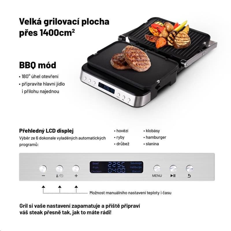 Lauben Contact Grill Deluxe 2000ST 2